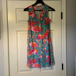 Lilly Pulitzer Essie Mini Dress Smocked XS